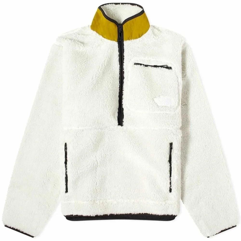 The North Face Men’s Extreme Pile 1/2 Zip Fleece Pullover Medium White - New